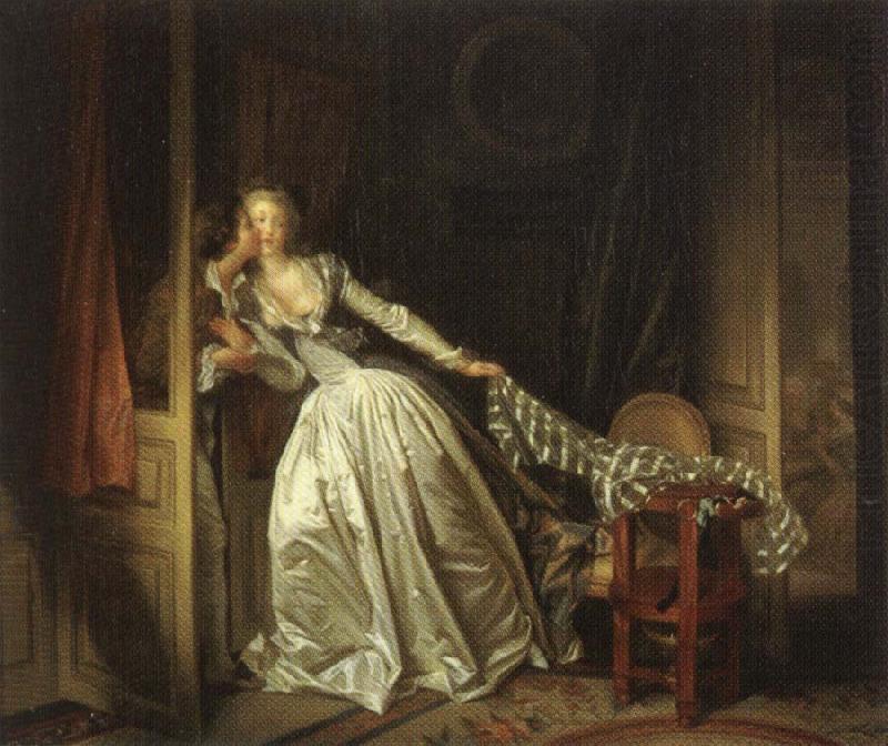 Jean-Honore Fragonard The Stolen Kiss china oil painting image